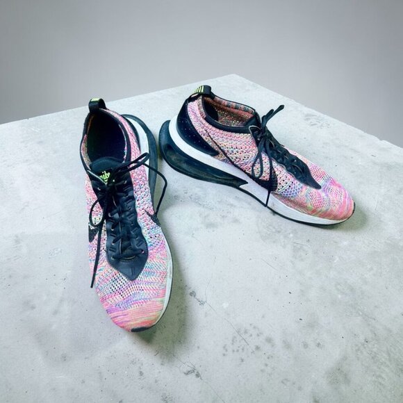 Nike Air Max Flyknit Racer Multicolor Soccer Sneakers Size 10